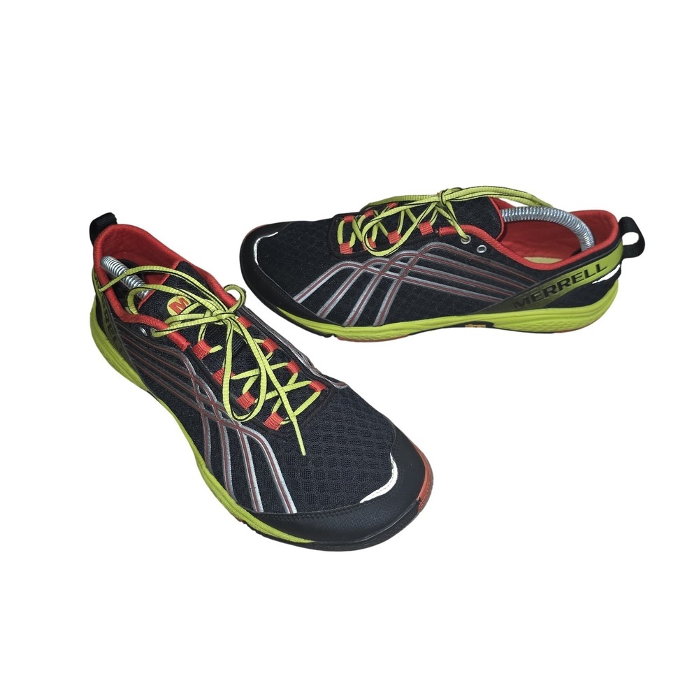Merrell Barefoot Shoes Mens Size 9.5 Black Mesh Running Vibram J4029 Sneakers